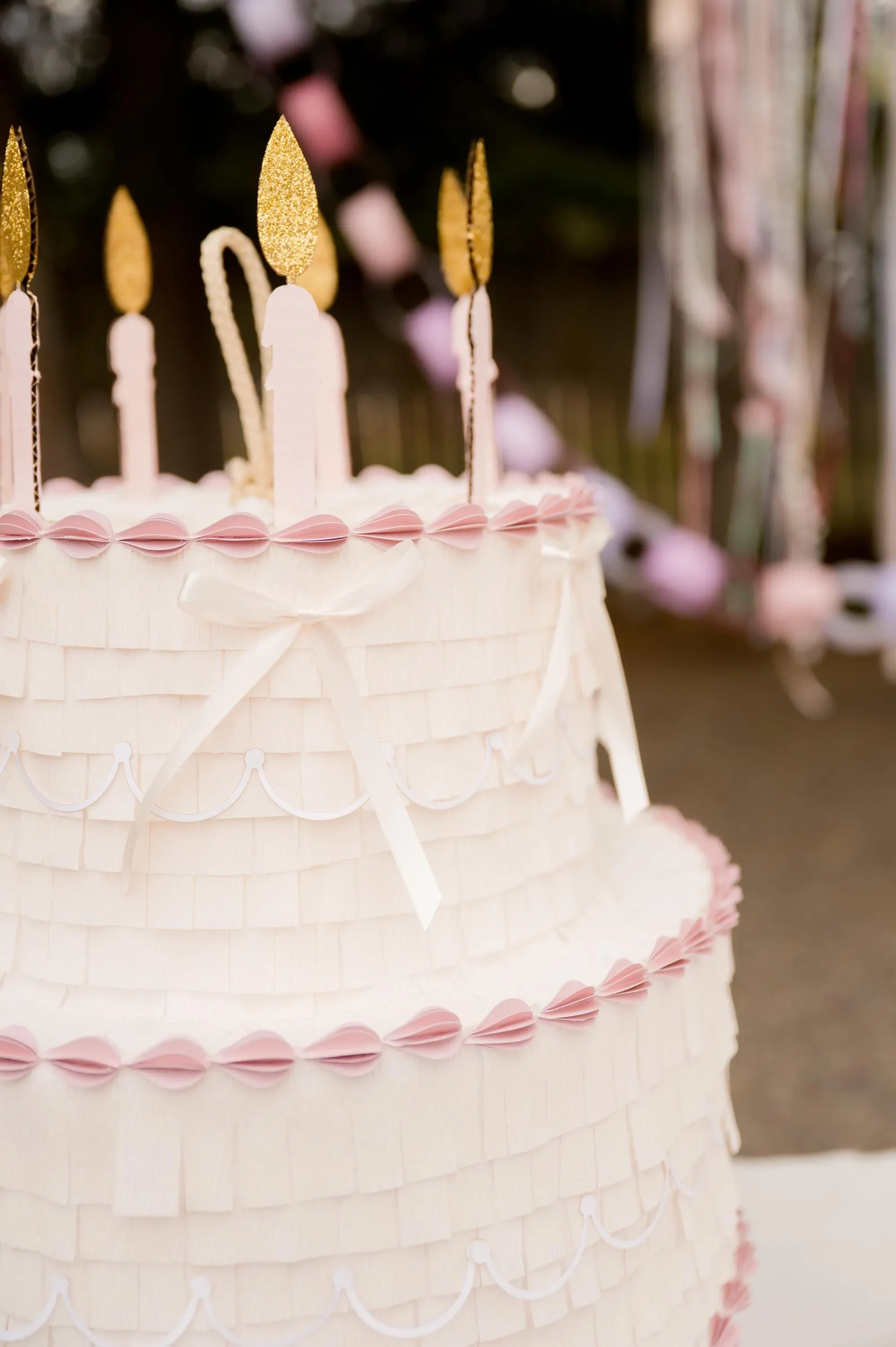 🎂 Birthday Cake Piñata – Handmade Party Cake Decoration, Candy Holder - Image 2