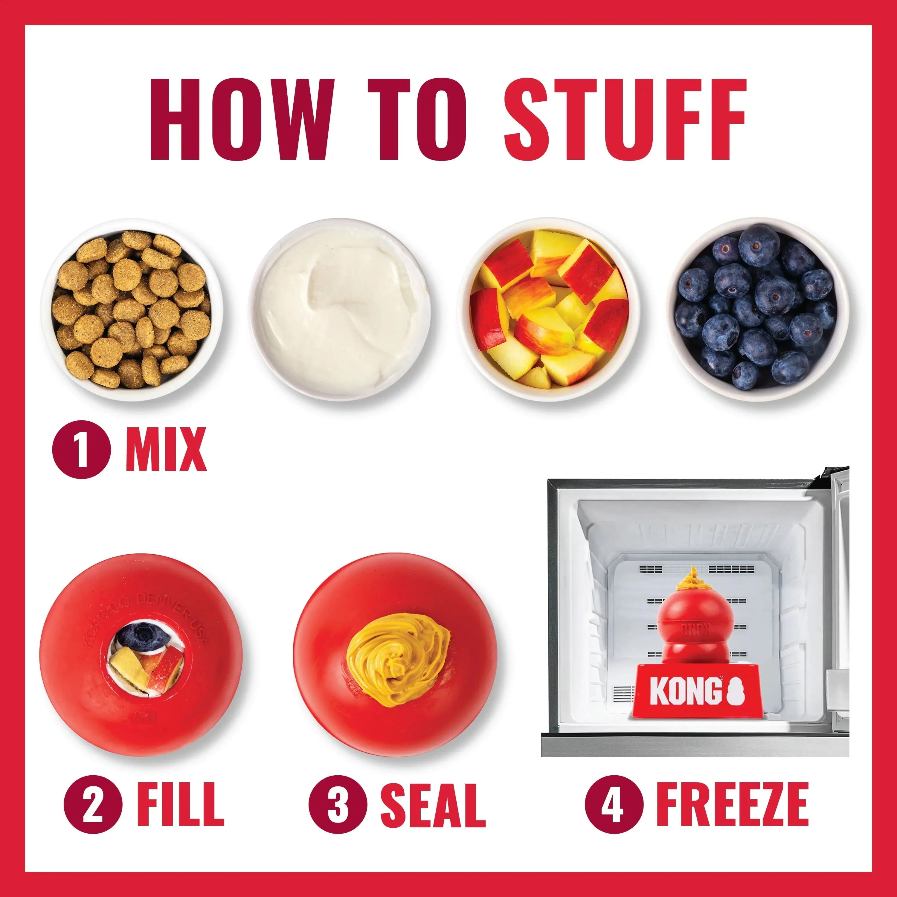 ® Classic Stuffable Dog Chew Toy, Small - Image 7
