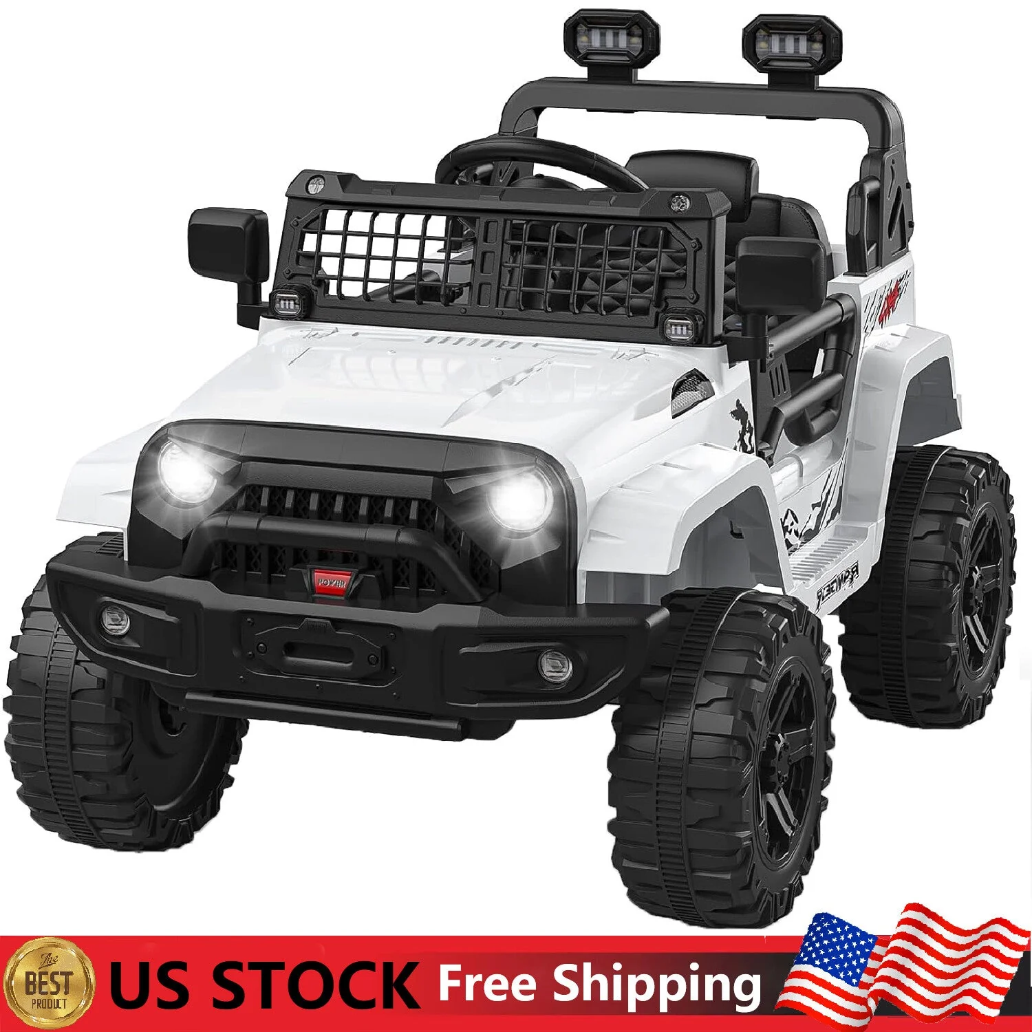 12V Electric Ride-On Truck Car for Kids with Remote Control and Music - Image 18