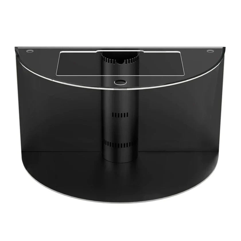 180 Gallon Half Cylinder Glass Reef-Ready Aquarium Set in Unstained Wood Furniture - Image 3