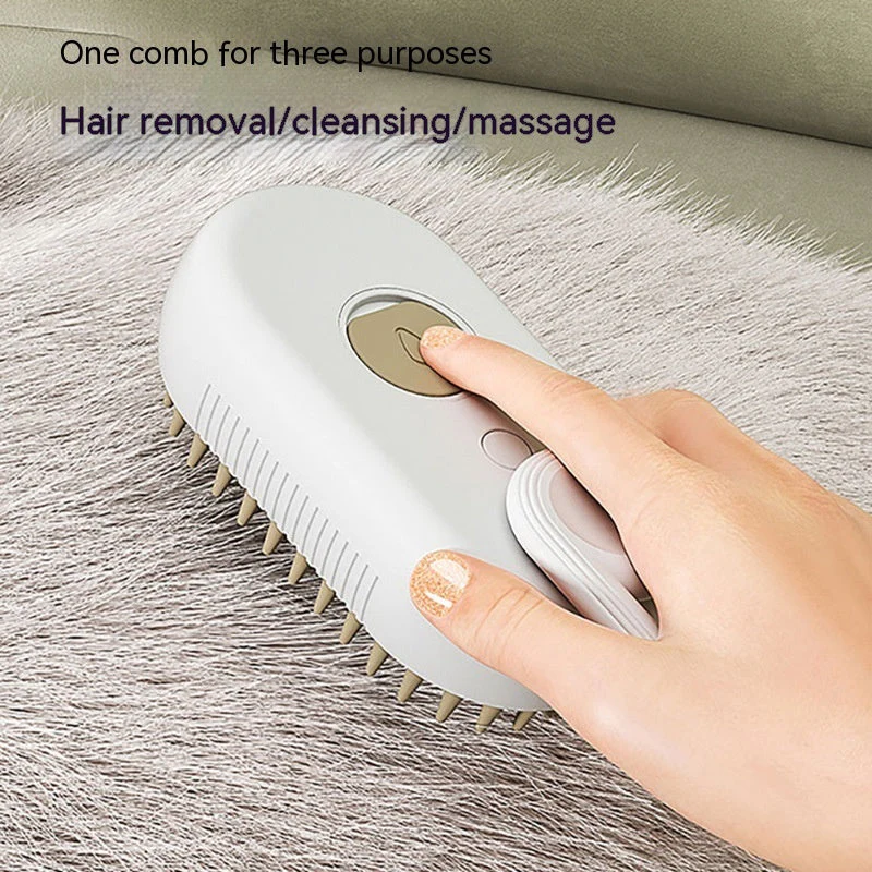 3 In 1 Electric Spray Cat Steam Brush - Image 8