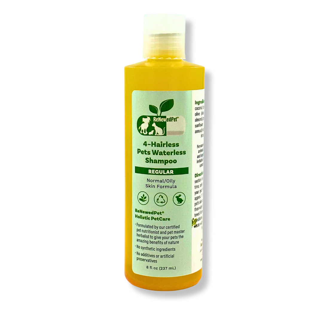 4-HAIRLESS PETS REGULAR WATERLESS SHAMPOO