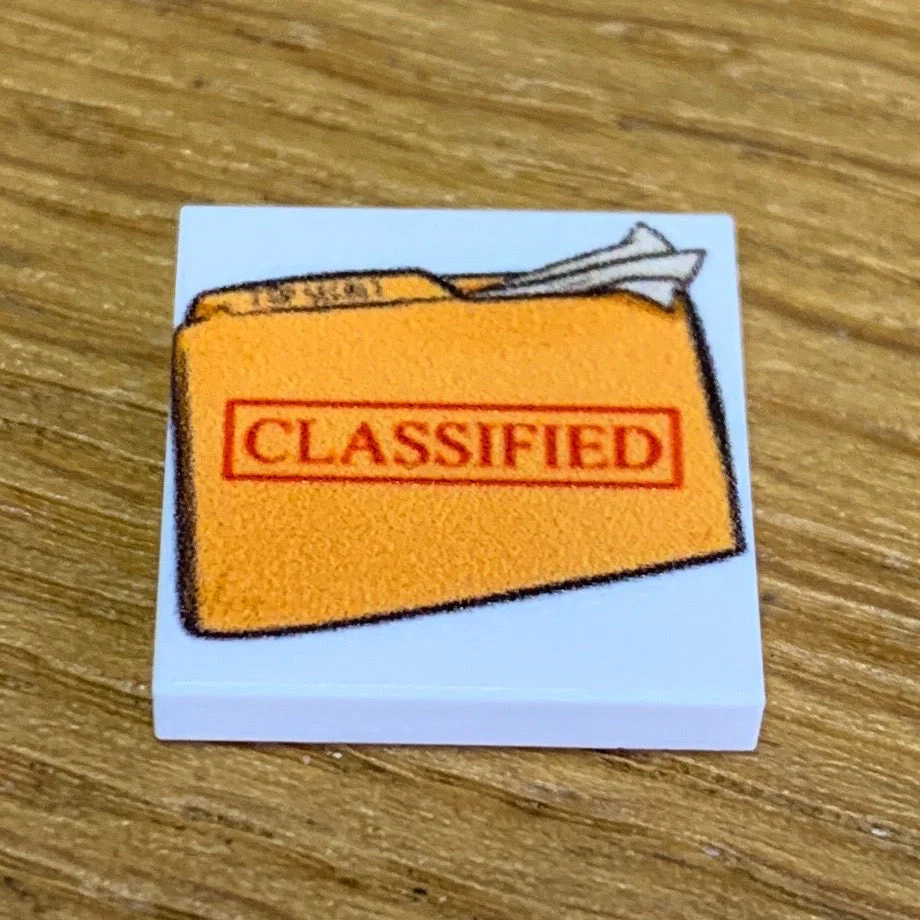 B3 Customs® Printed Classified Document (2x2 Tile) - Image 2