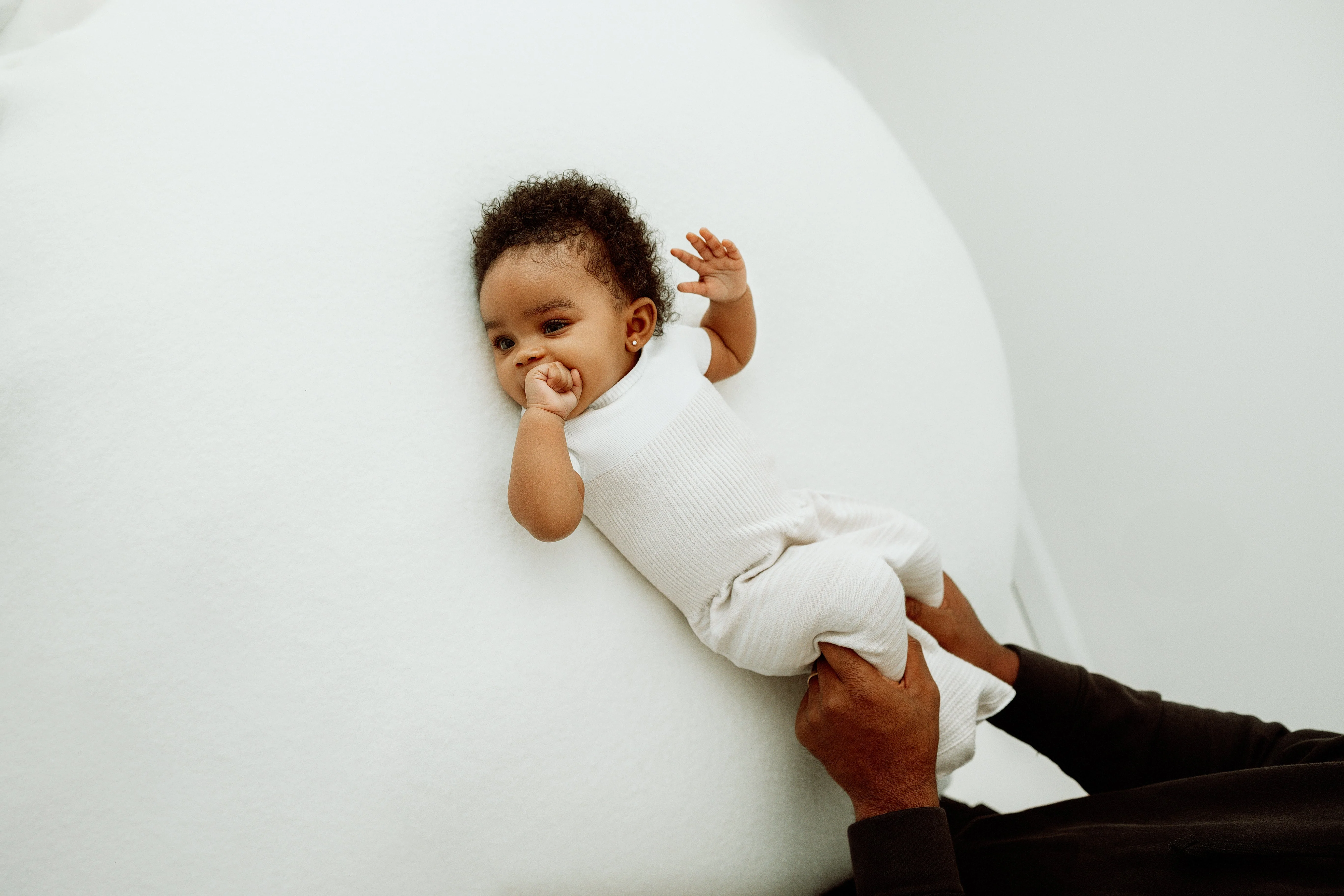 Bamboo Blend Beige Arms Out™ Short Sleeve Sleep Sack - Image 3