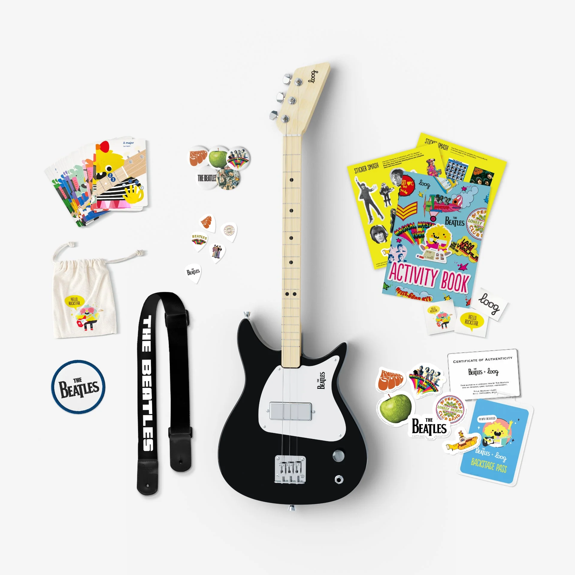 beatles + loog electric guitar (collective)