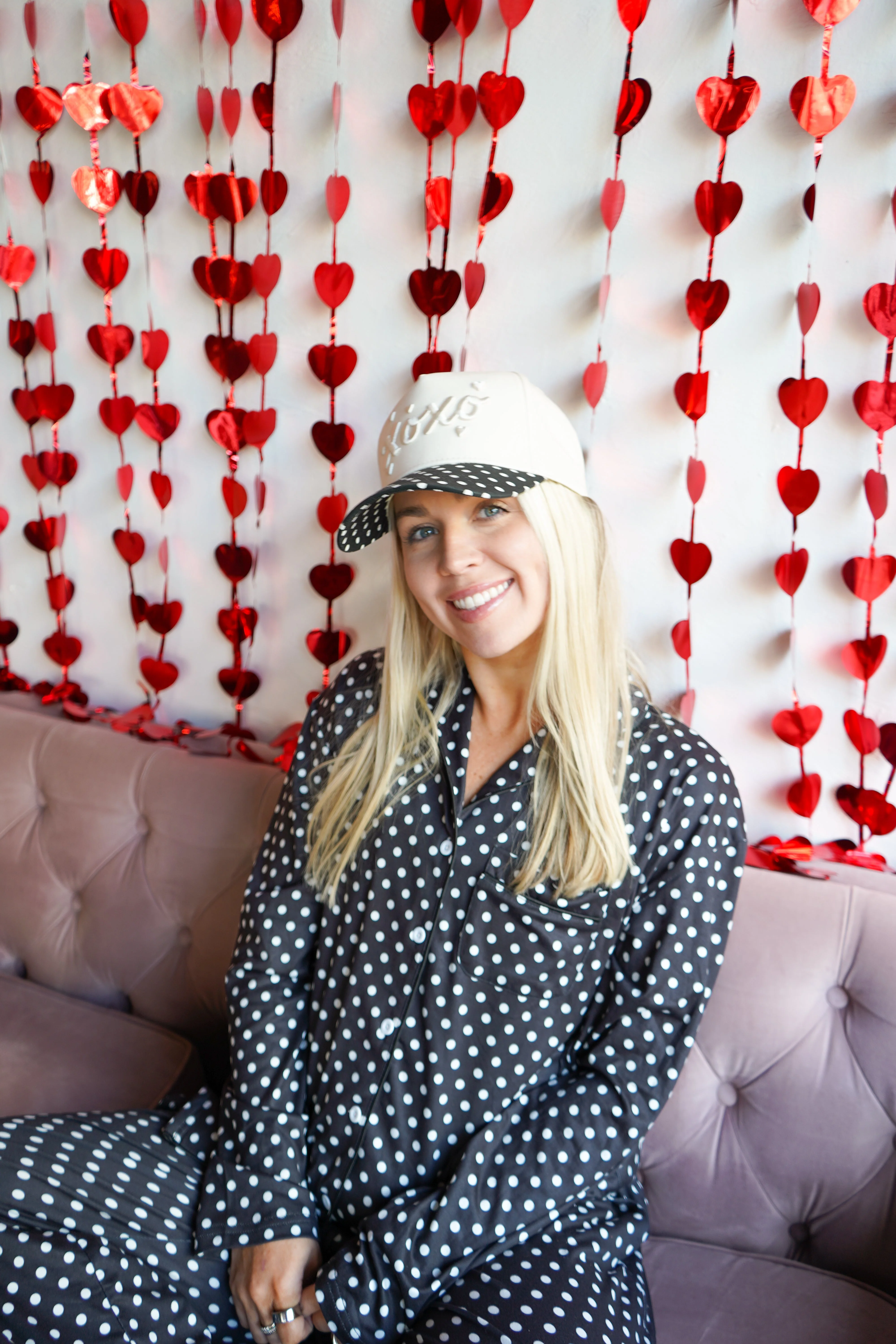 Black Polka Dot - Long Pajama Set - Image 9
