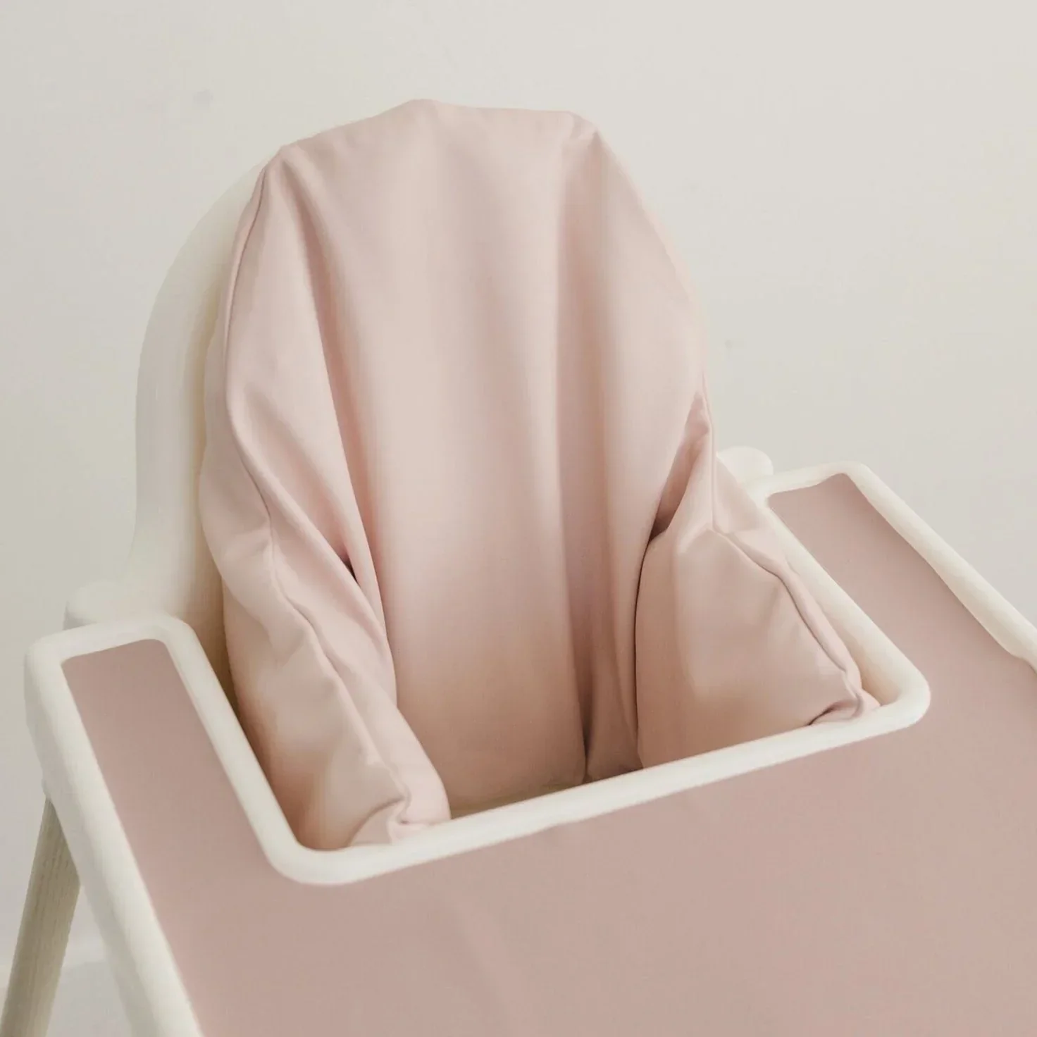 Blush Pink Vegan Leather IKEA Antilop Cushion Cover