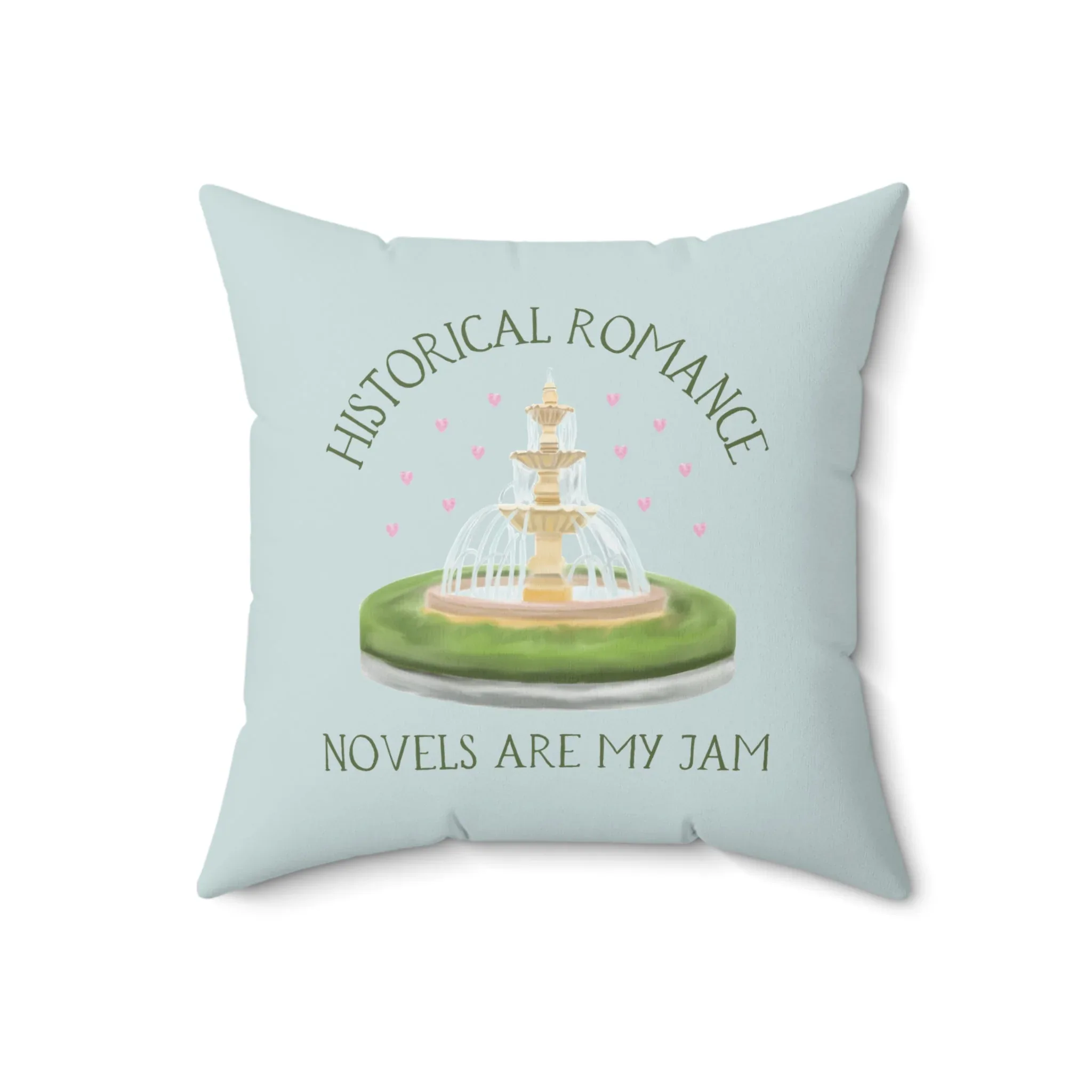 Bookish Historical Romance Pillow: Historical Romance Novels Are My Jam