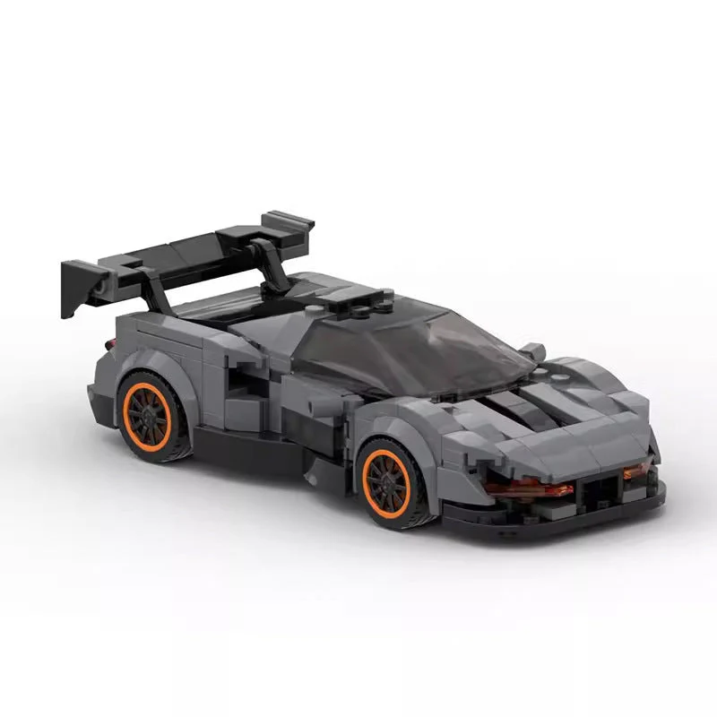 Building Block Toy Creative Super Sports Car Speed8 Grid Model - Image 3