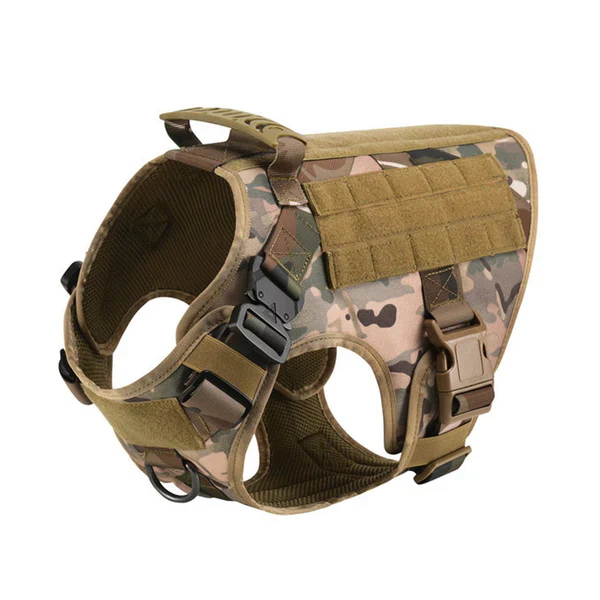 Camo Tactical Dog Harness - Heavy Duty & Quick Release - Image 4