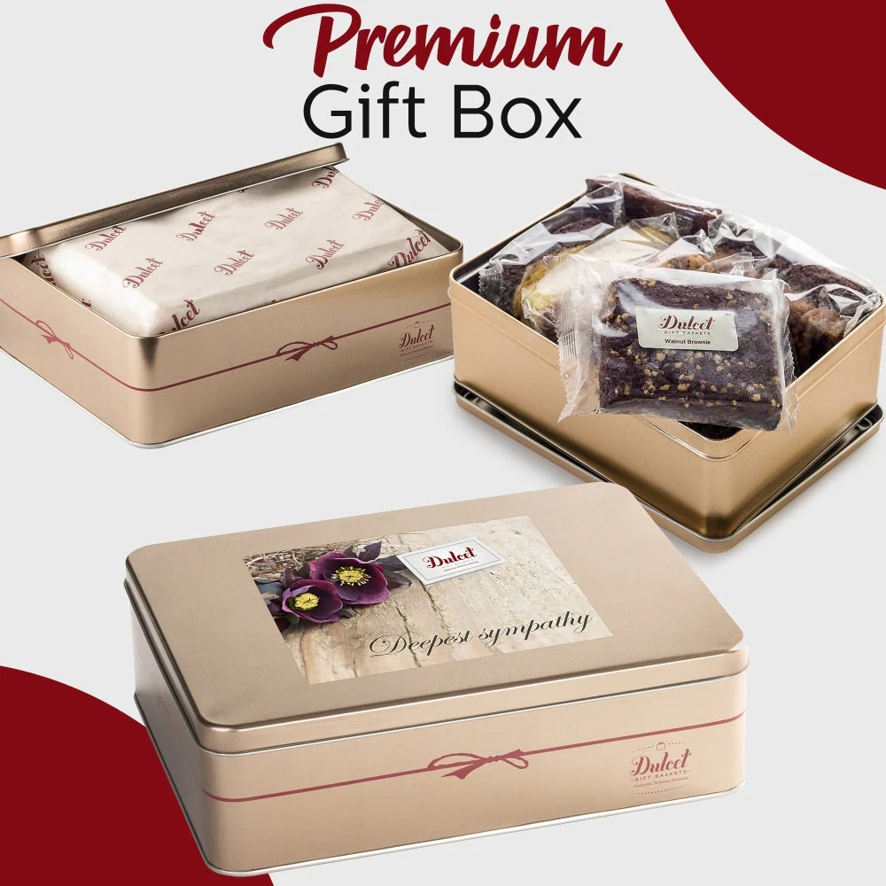 Classic Tin Treats Within Gift Basket - Image 28