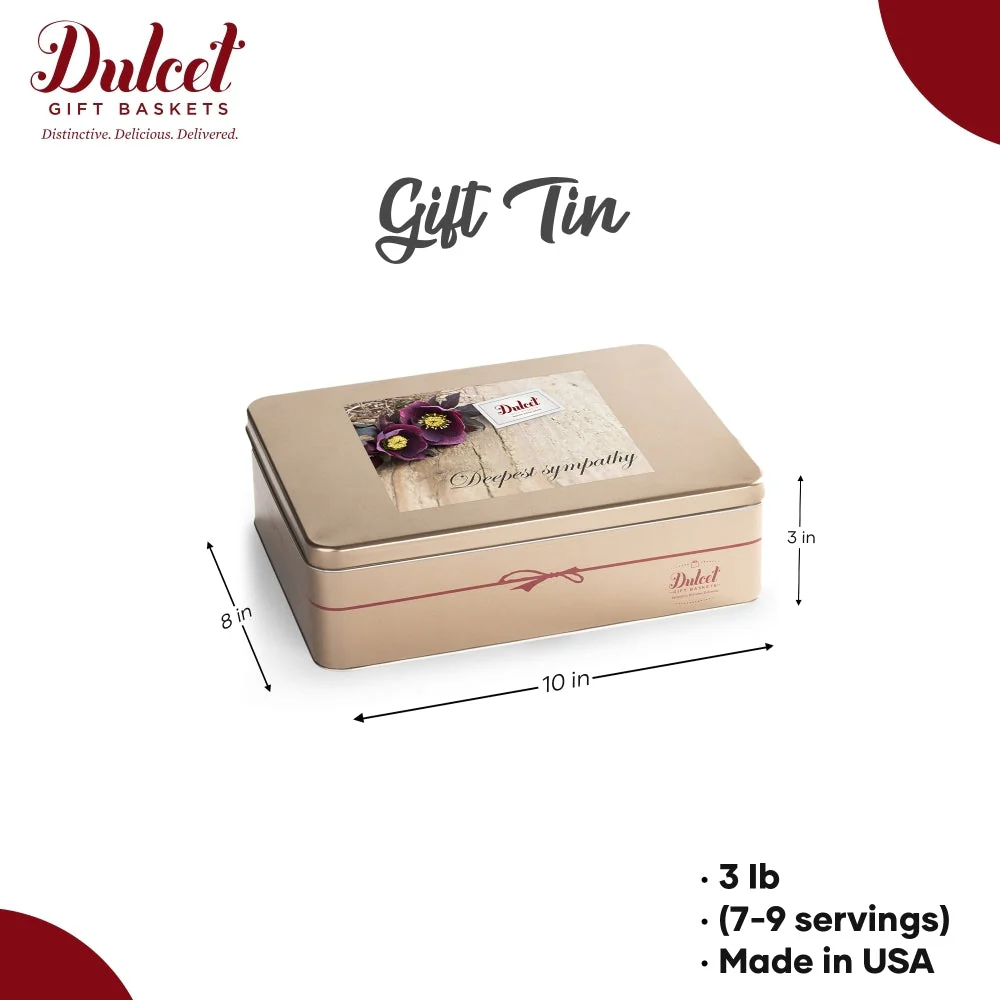 Classic Tin Treats Within Gift Basket - Image 31