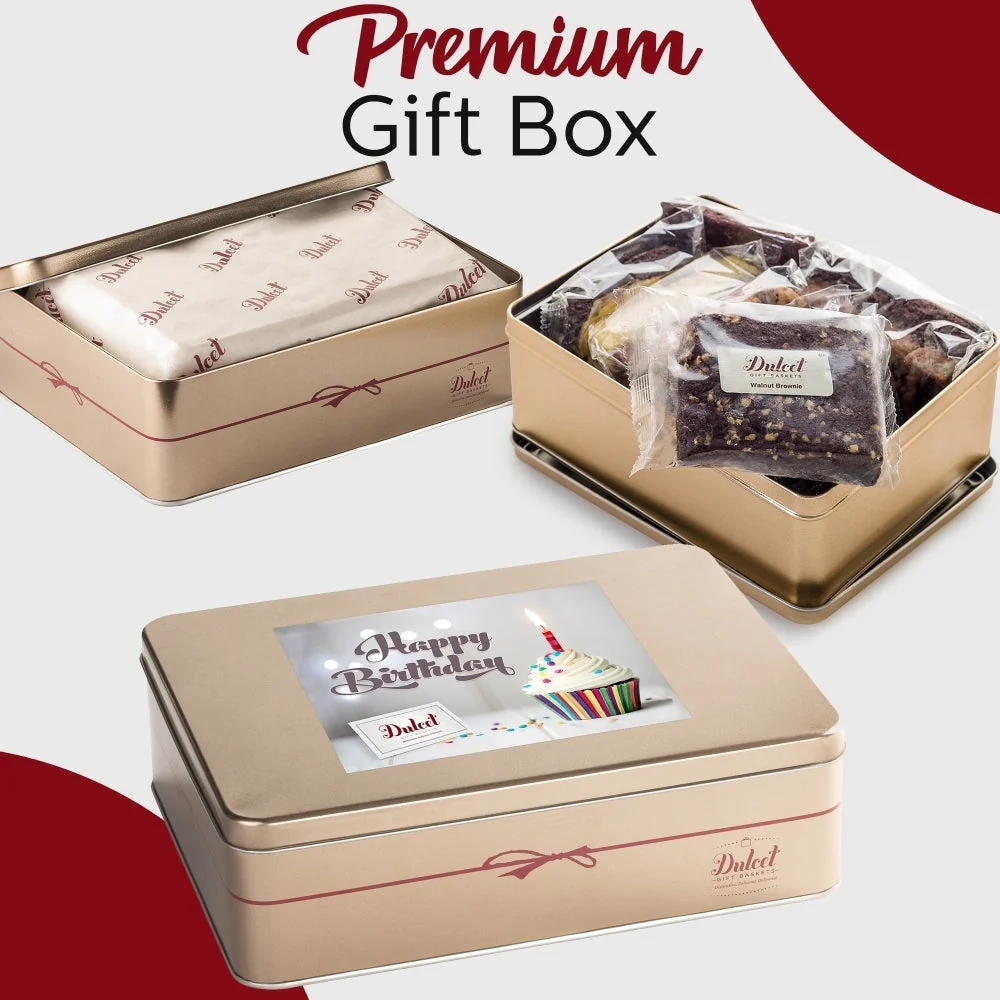 Classic Tin Treats Within Gift Basket - Image 36