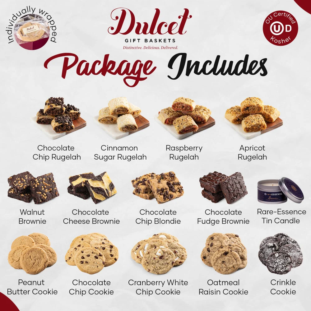 Classic Tin Treats Within Gift Basket - Image 73