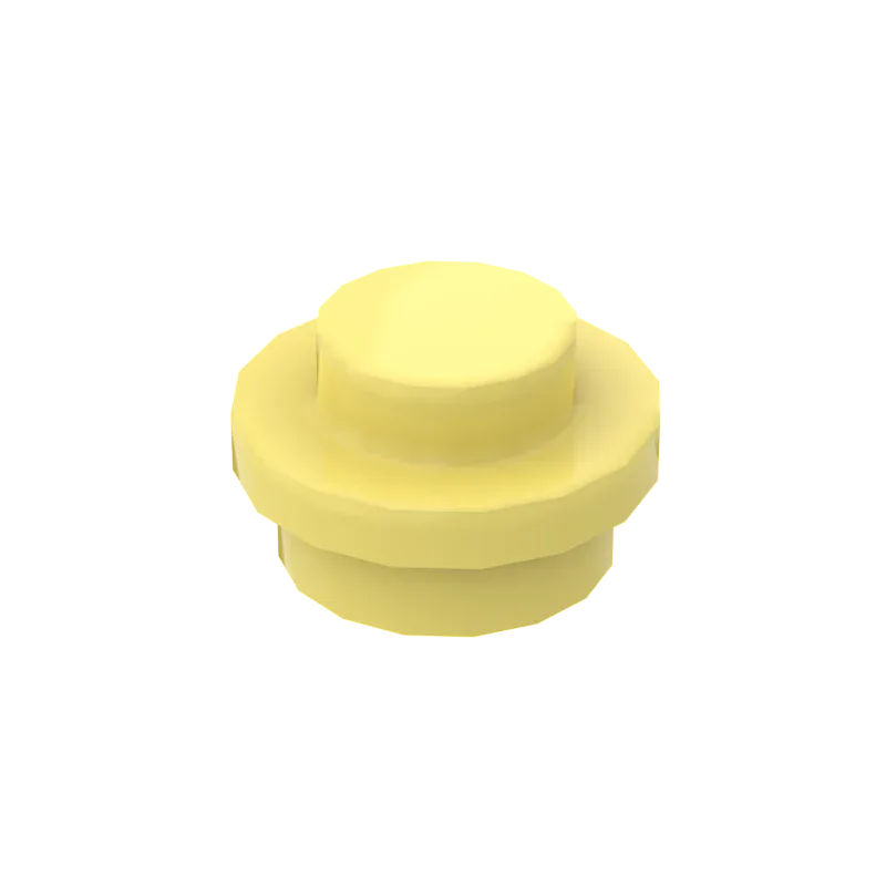 Cool Yellow 4073 1x1 Round Plate Brick – Choose Quantity – LEGO® Compatible Bulk Lot