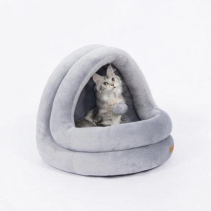 Cute Plush Warm Pet Nest Bed - Image 2