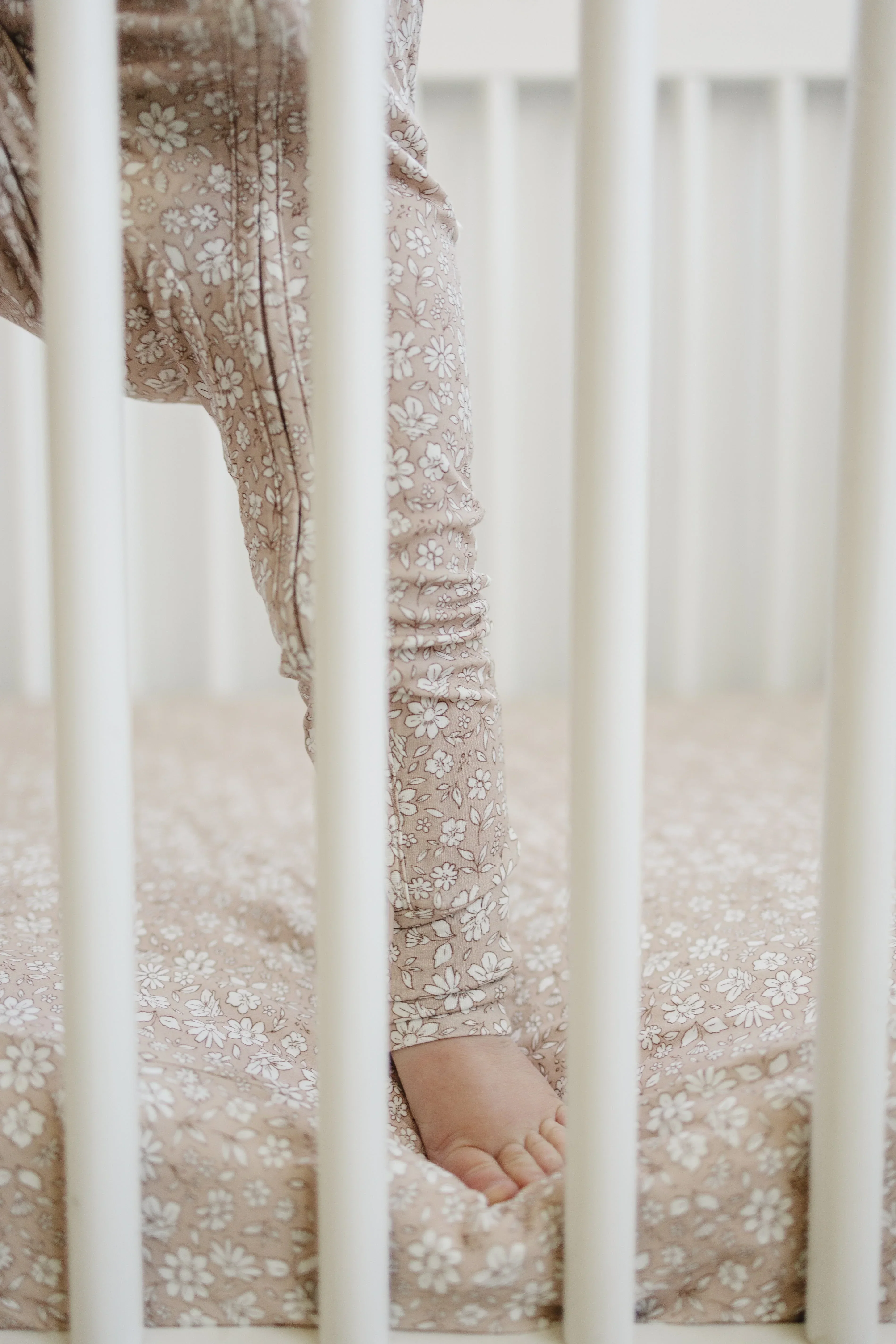 Dainty Ditsy Bamboo Crib Sheet - Image 11