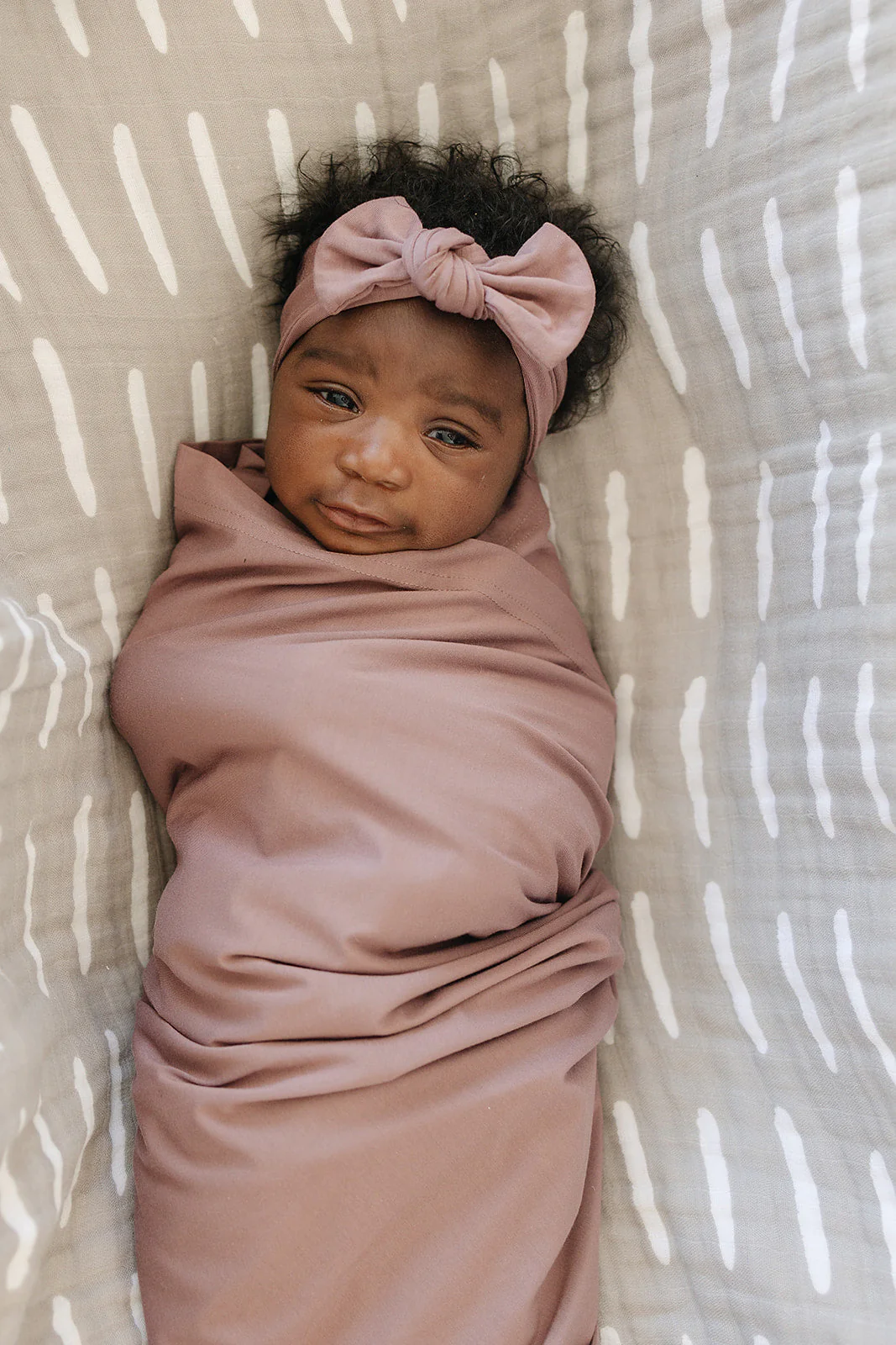 Dusty Rose Bamboo Head Wrap - Image 3