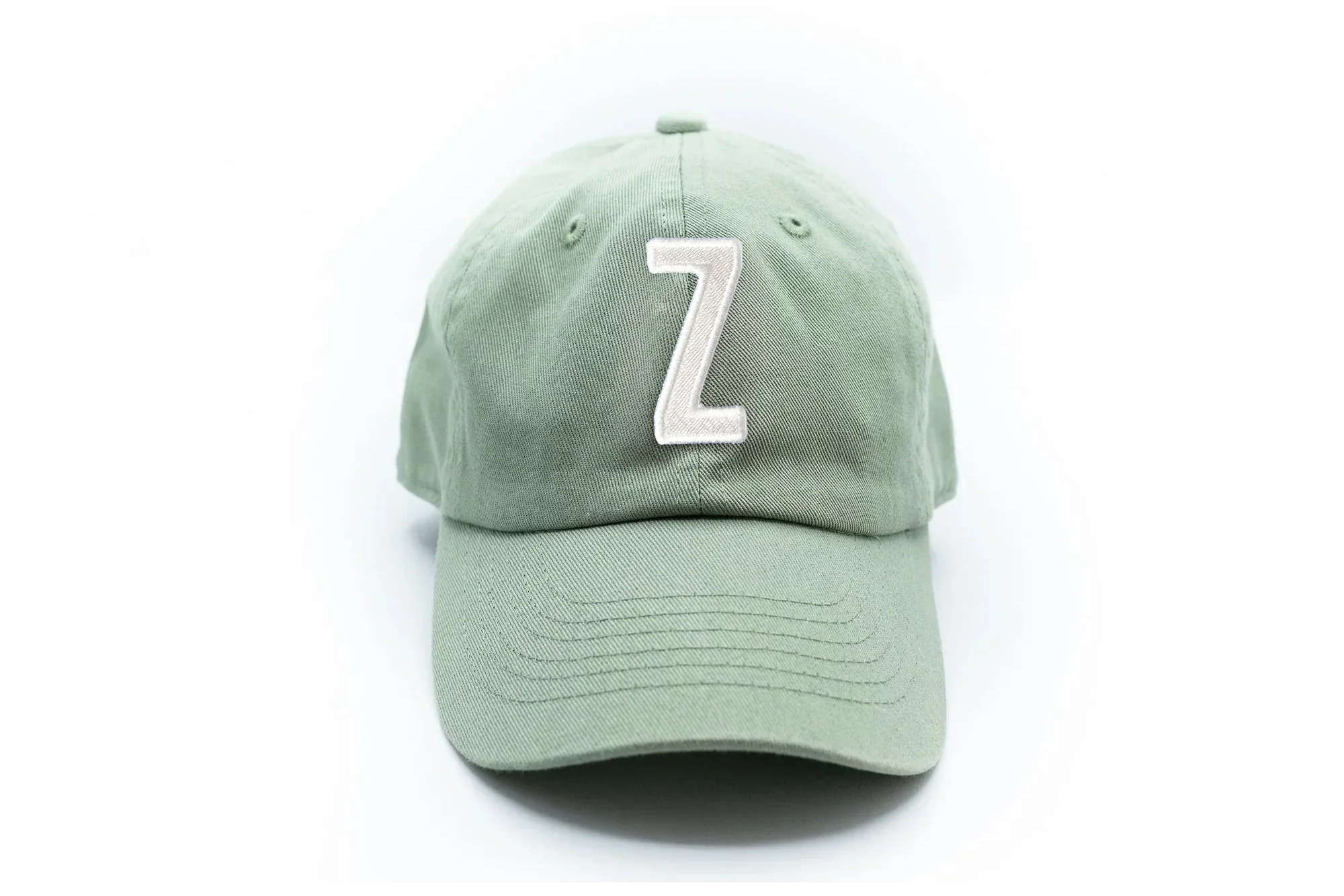 Dusty Sage Letter Baseball Hat - Image 39