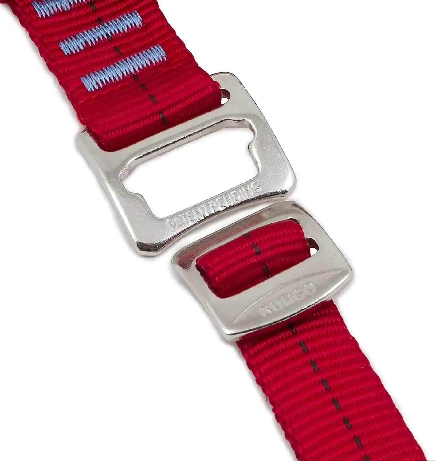 Enhanced Strength Tru-Fit Dog Car Harness - Crash Tested for Safety - Broad Chest Plate - All Steel Nested Buckles - Includes Seatbelt Tether - Red - Medium - Image 6