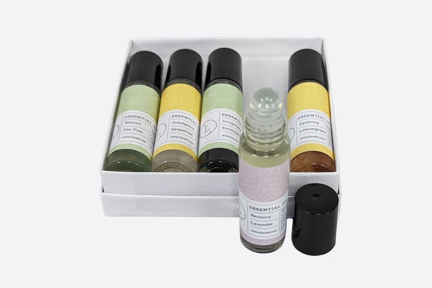 Essential Oils Roll-On with Crystals - set of 5 - Image 4