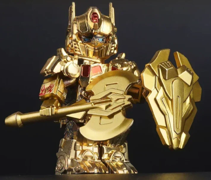 Gold Optimus Prime Custom Minifig - Image 2