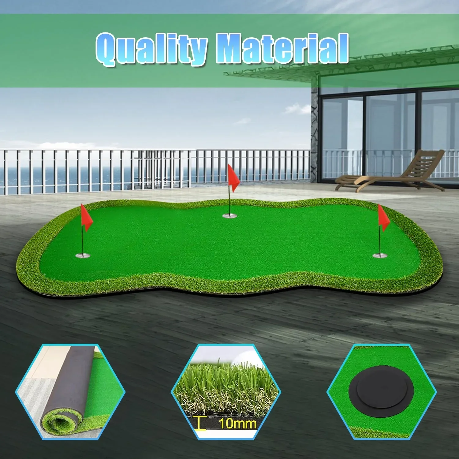 Golf Putting Green (5ft x 10ft) - Image 14