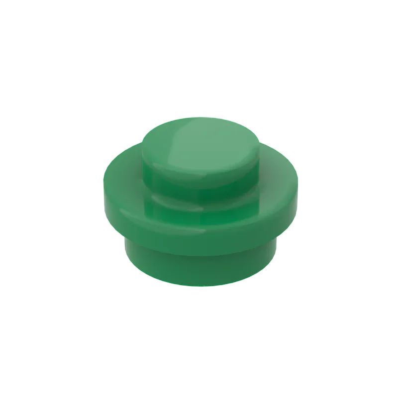 Green 4073 1x1 Round Plate Brick – Choose Quantity – LEGO® Compatible Bulk Lot