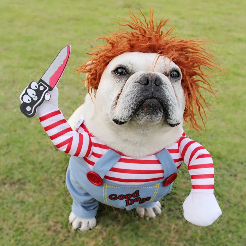 Halloween Dog Costume – Funny Adjustable Cosplay for Medium & Large Dogs - Image 3