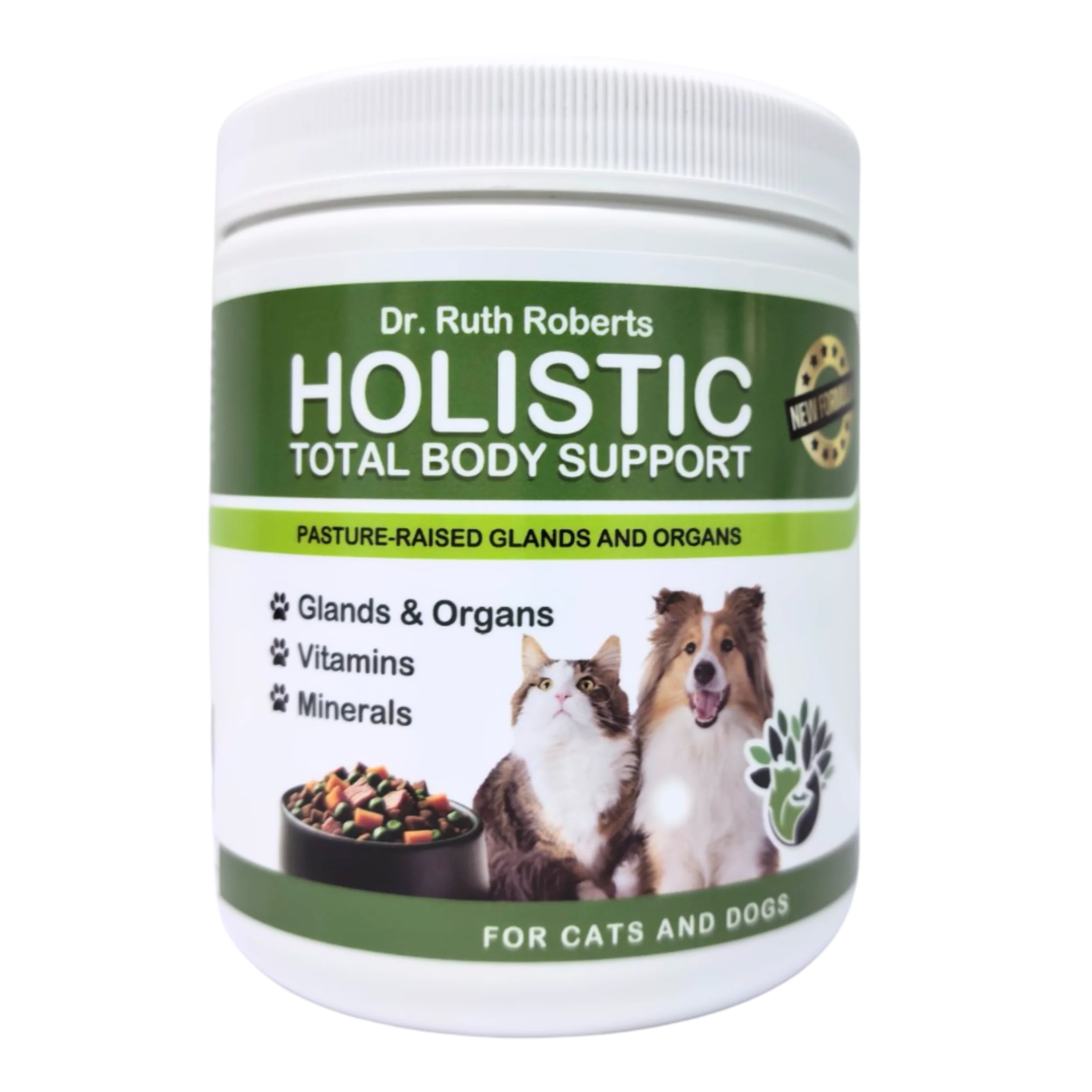 Holistic Total Body Support – Multivitamin & Glandular Support for Dogs and Cats