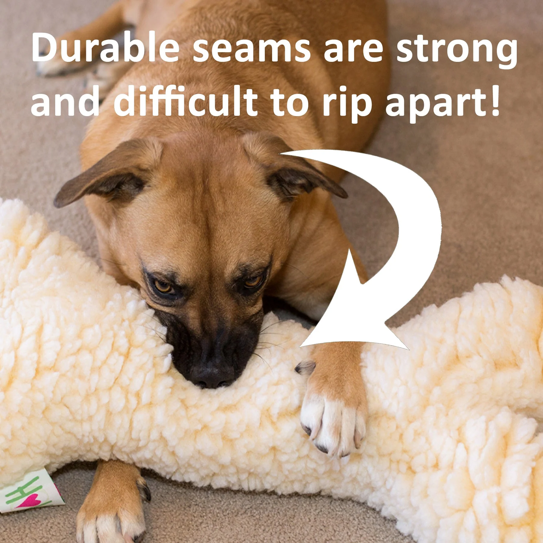 HuggleCause™, Warrior Canine Connection, Camouflage HuggleFleece® Plush Ball Dog Toy - Image 9