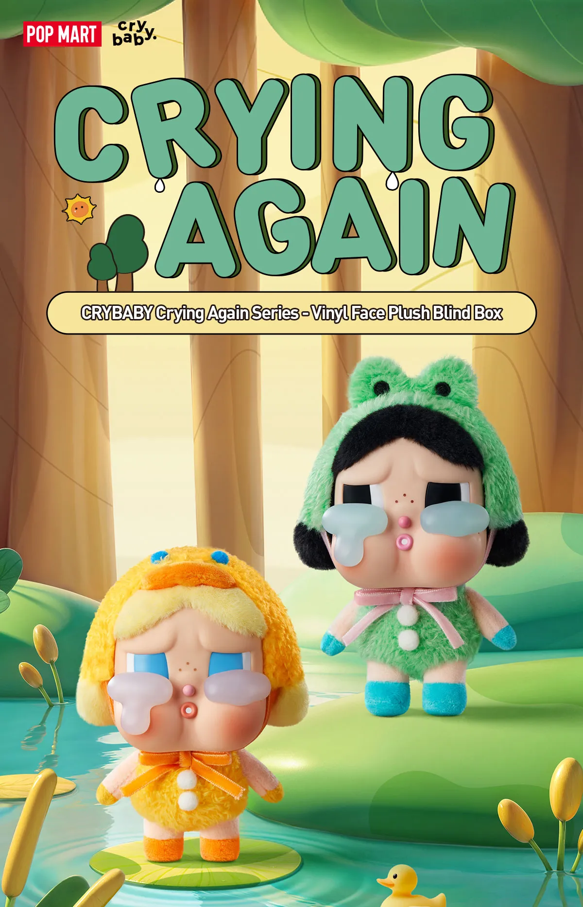 [IN STOCK] POPMART CRYBABY Crying Again Series - Vinyl Face Plush Blind Box - Image 7