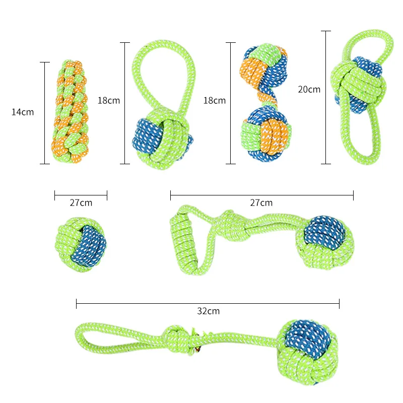 Interactive Cotton Rope Dog Toys for Puppies & Adults - Image 7