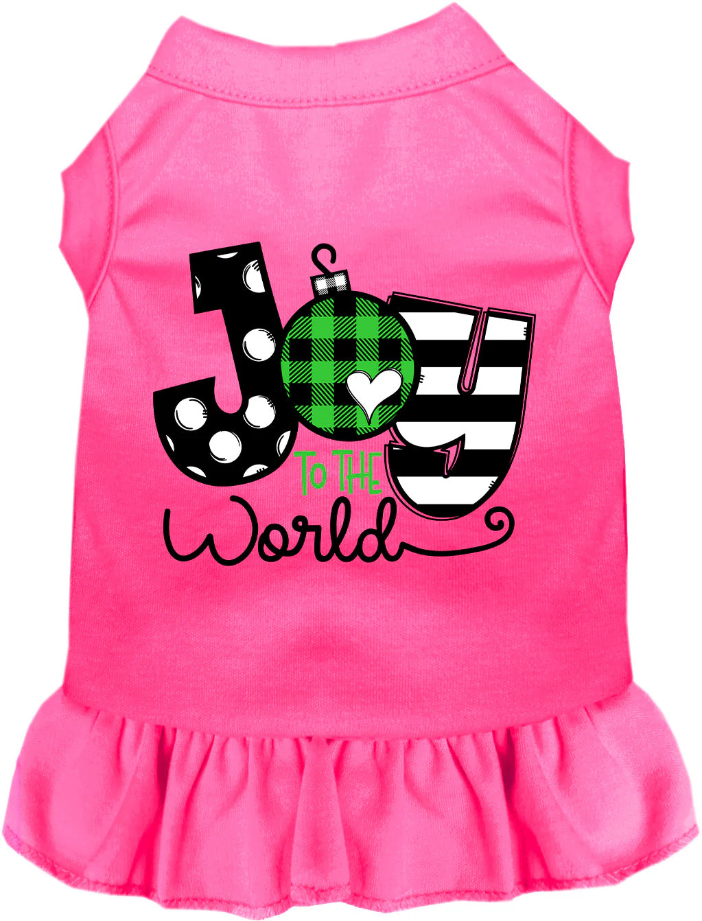 Joy to the World Christmas Pet Dress