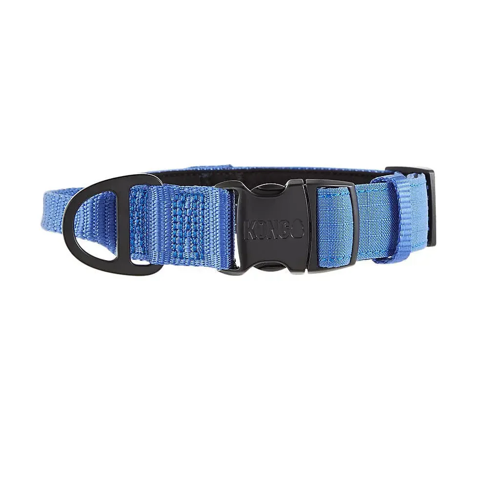 KONG Ultra Durable Padded Comfort Handle Dog Collar XL Blue Adjustable Control - Image 2