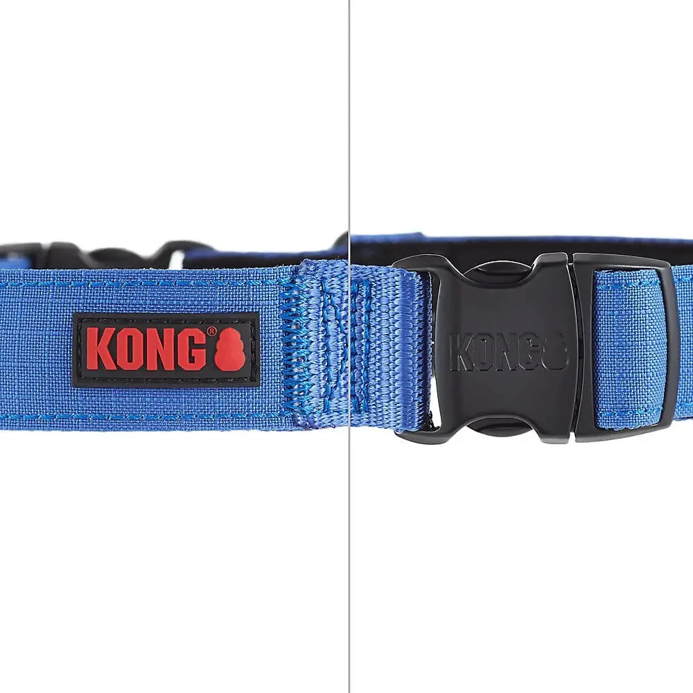 KONG Ultra Durable Padded Comfort Handle Dog Collar XL Blue Adjustable Control - Image 3