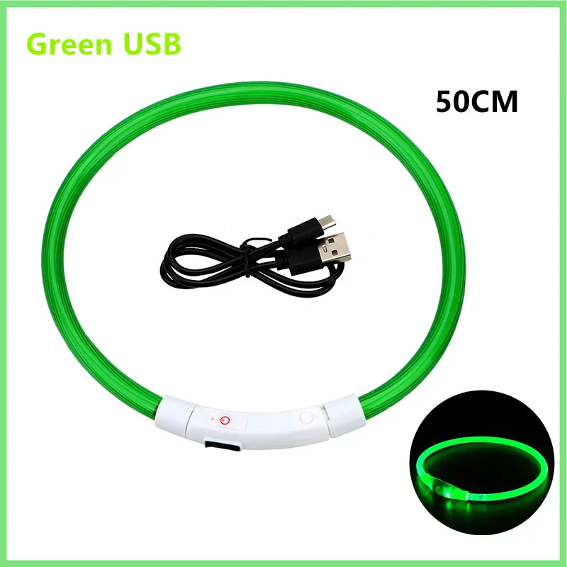 LED Pet Dog Collar for Night Safety | Bright USB Rechargeable - Image 5