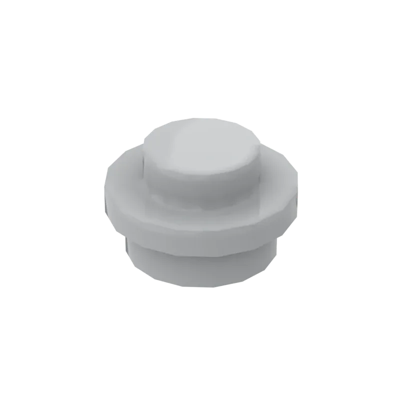 Light Bluish Gray 4073 1x1 Round Plate Brick – Choose Quantity – LEGO® Compatible Bulk Lot
