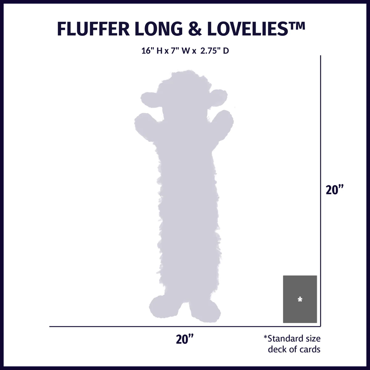 Louise Lamb Fluffer Long & Lovelie™ Durable Plush Dog Toy - Image 11