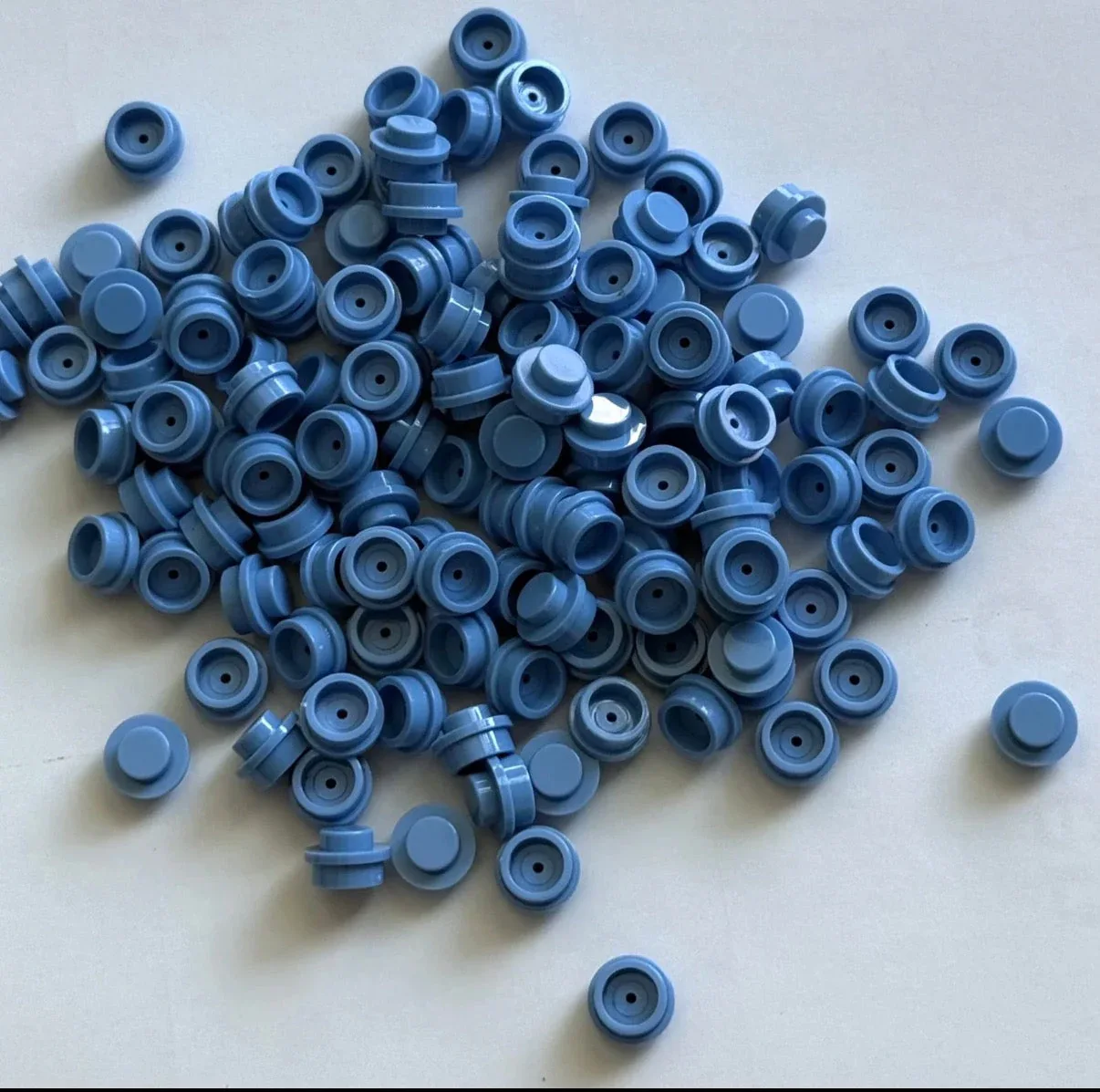 Medium Blue 4073 1x1 Round Plate Brick – Choose Quantity – LEGO® Compatible Bulk Lot - Image 2