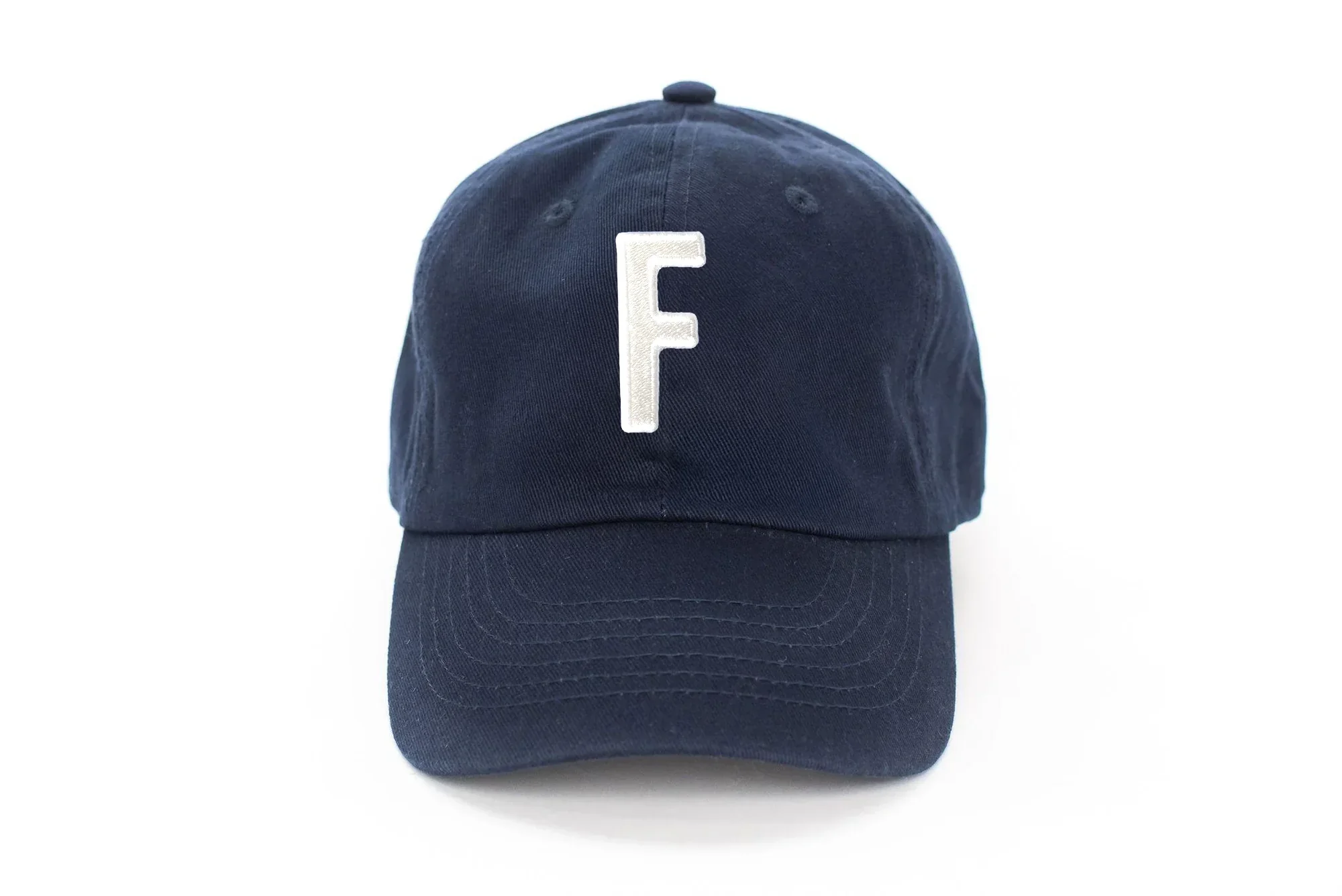 Navy Blue Letter Baseball Hat - Image 23