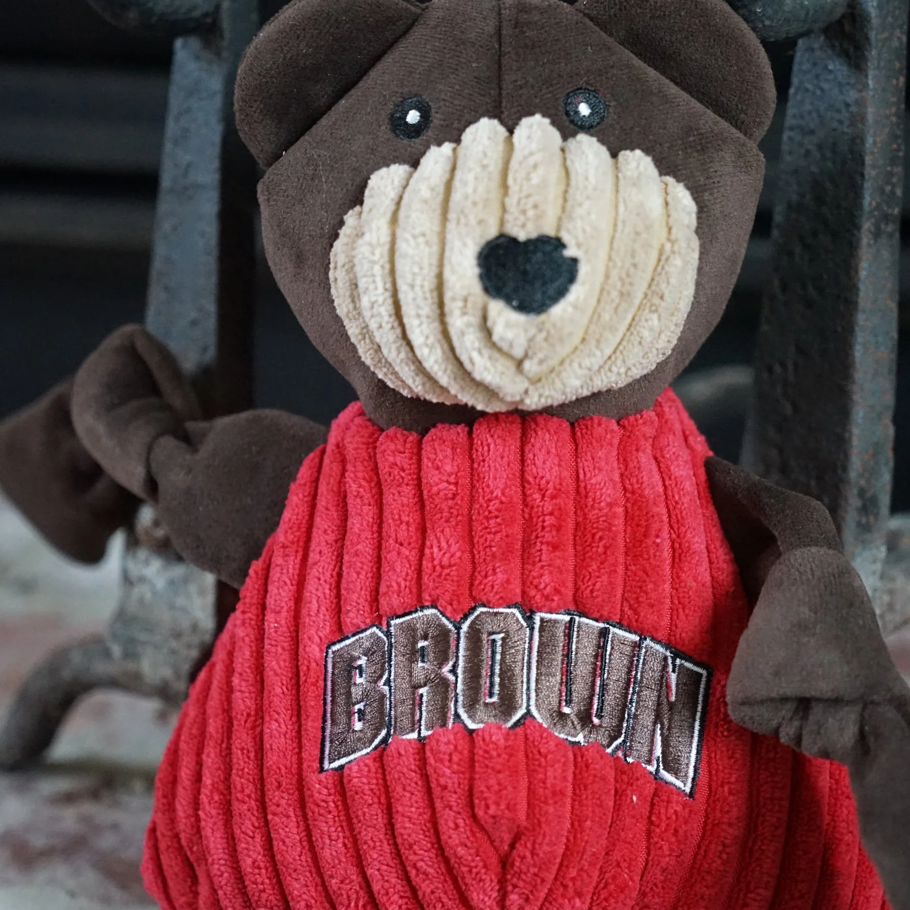 NCAA Brown University, Bruno the Bear Knottie® Plush Dog Toy - Image 4