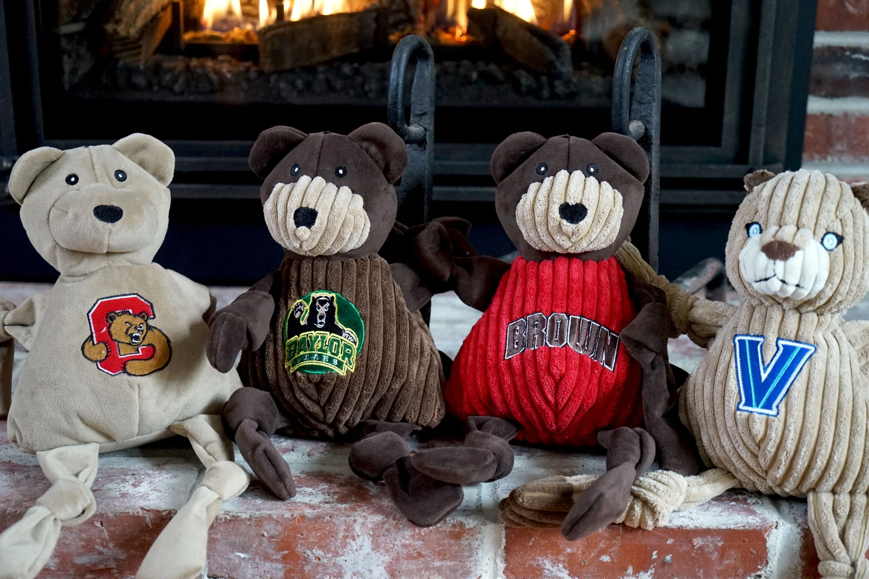 NCAA Brown University, Bruno the Bear Knottie® Plush Dog Toy - Image 5