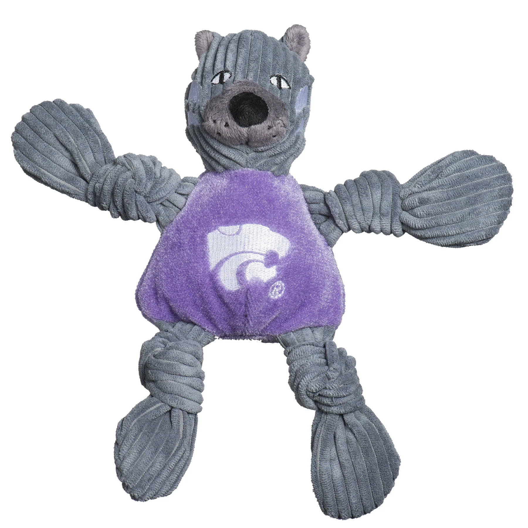 NCAA Kansas State University, Willie the Wildcat Knottie® Plush Dog Toy - Image 2