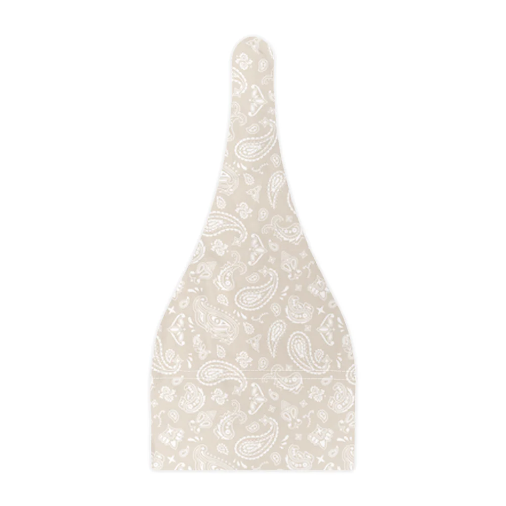 Neutral Paisley Baby Beanies - Image 6