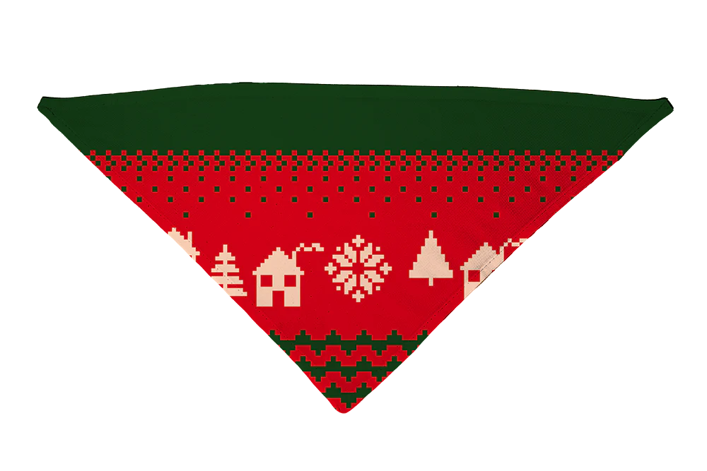 Nordic Red Dog Bandana