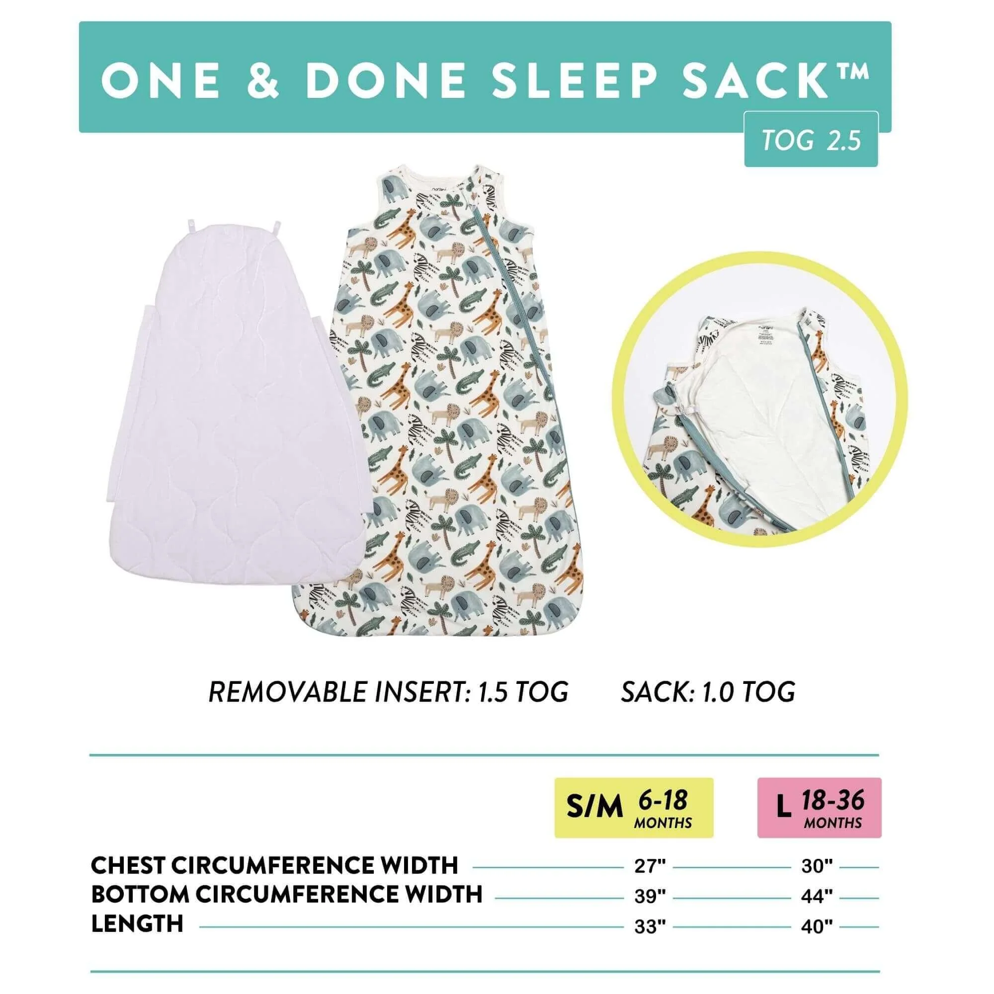 One & Done Sleep Sack - Macarons - Image 3