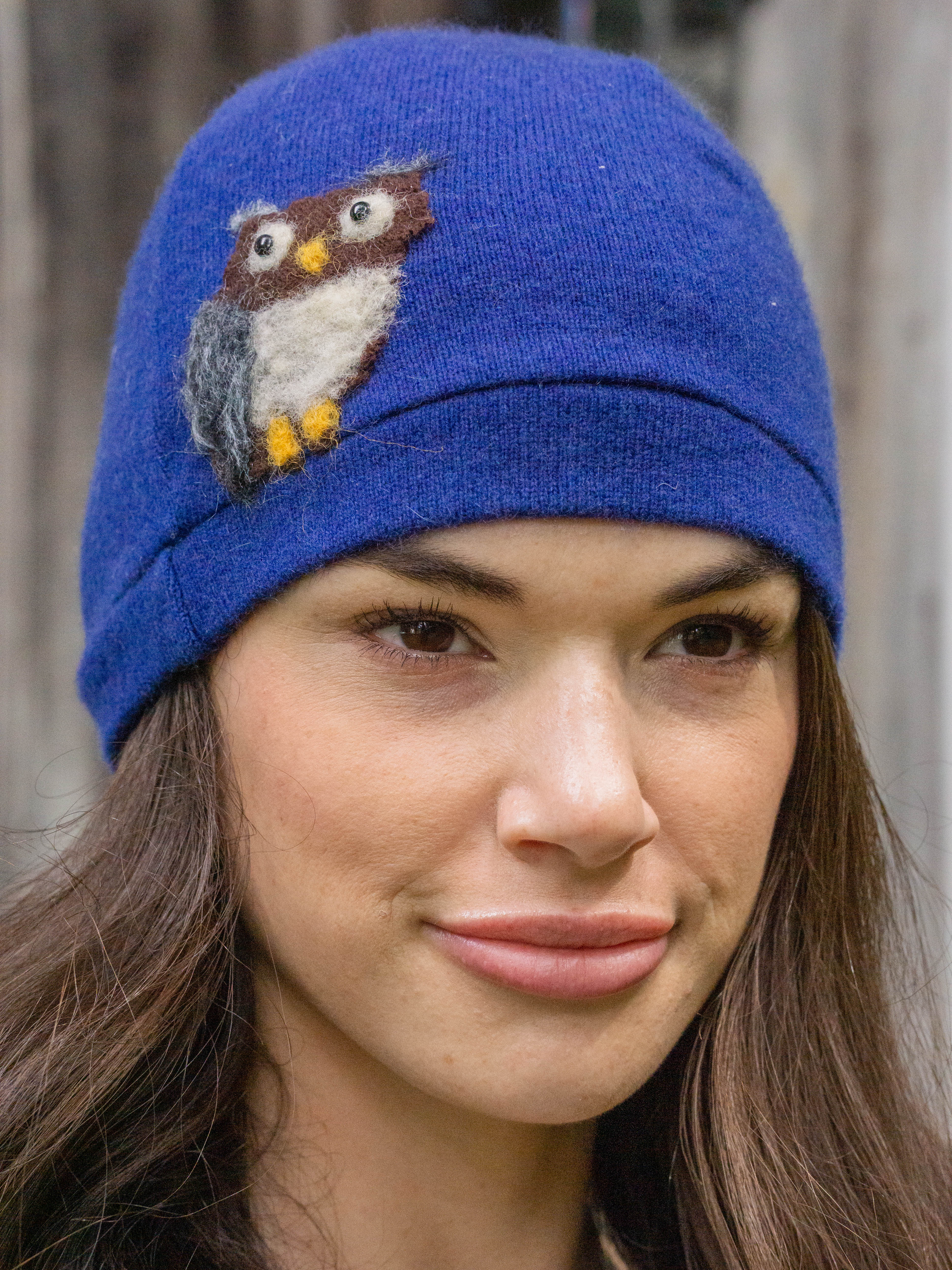 Owl Cashmere Hat - Adult/Big Kid - Image 5