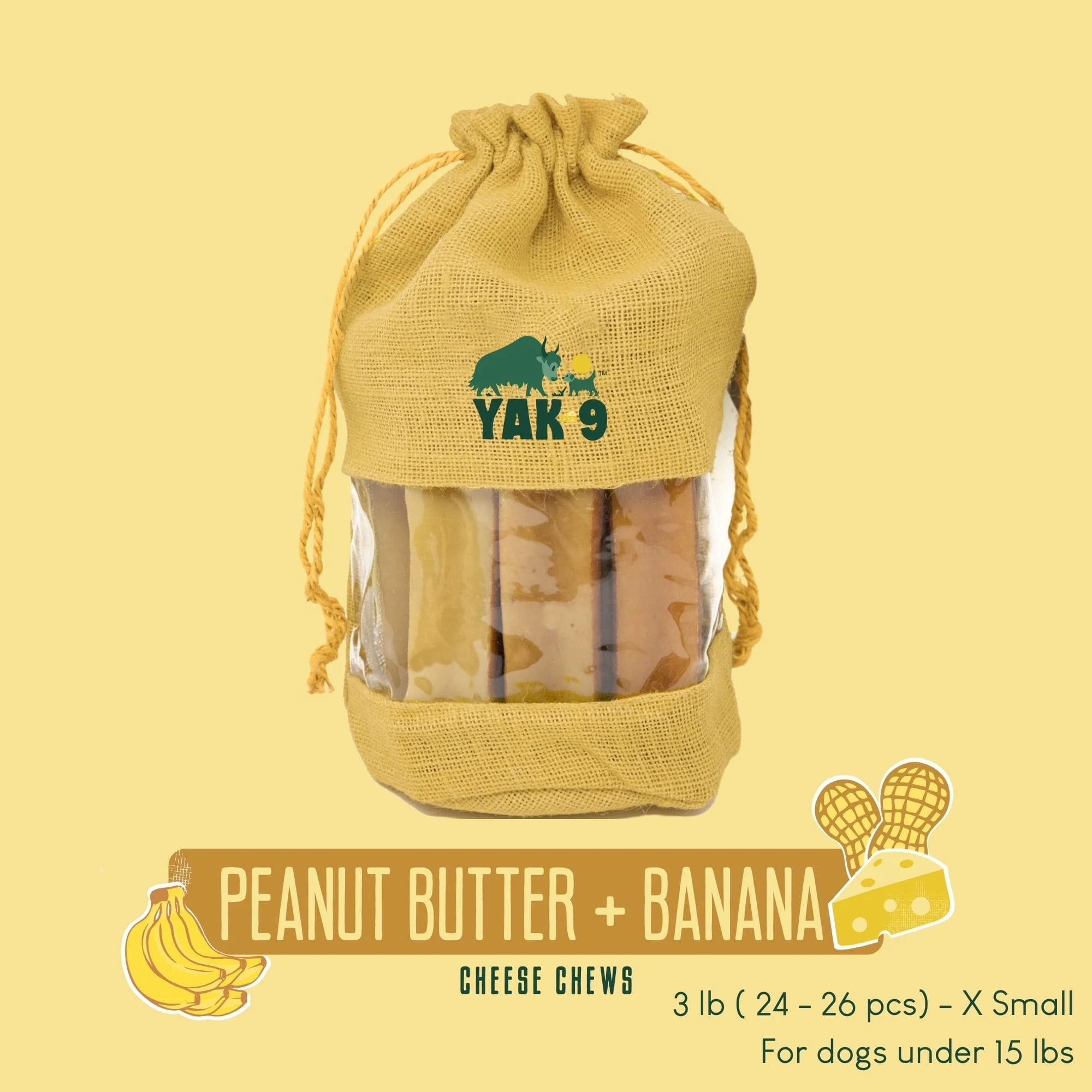 Peanut Butter & Banana Chews for Dogs - Image 13
