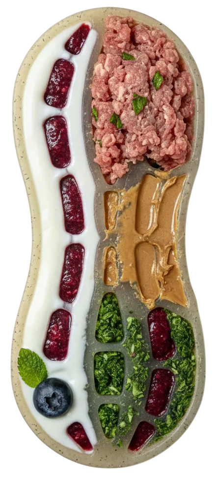 Peanut Nylon Dog Chew Toy | Ultra-Durable for Aggressive Chewers | SodaPup